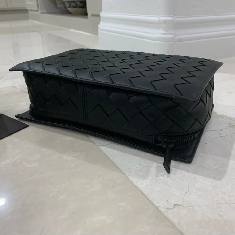 BOTTEGA VENETA ​Intrecciato Woven Leather Travel Case